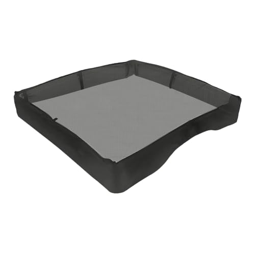 Hunde-Laufgitter-Abdeckung, Netz-Design, atmungsaktiv, Anti-Ausbruch-Haustier-Laufgitter, geeignet für Indoor/Outdoor-Hunde-Laufgitter, 91,4 cm von munufe
