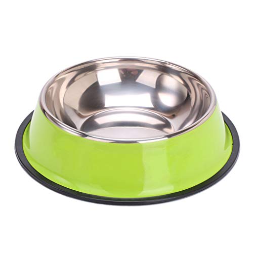 Museourstyty Pet Bowl Cat Dog Food Water Bowls Stainless Steel Non-Slip Resistant Feeder Pets Tableware Supplies von museourstyty