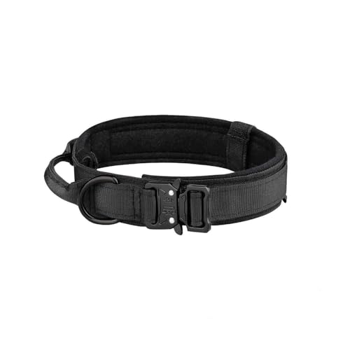 Verstellbares taktisches Hundegeschirr, kein Ziehen, Weste für Dobermann/Deutscher Schäferhund, schwarzes Halsband, Größe XL Verstellbares taktisches Hundegeschirr, kein Ziehen, Weste für Dobermann/Deutscher Schäferhund, schwarzes Halsband, Größe XL von muzoira