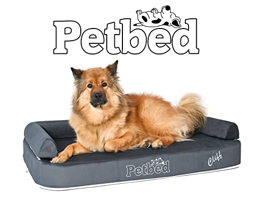 Petbed - Das Orthopädische Hundewasserbett (Graphit, Ja) von my-waterbed