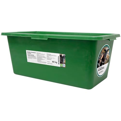 MyMin Leckmasse Rind Mineral – Mineral-Leckmasse für Milchkühe, Färsen & Mastrinder | Mit Selen, Biotin & Lebendhefe | Wetterfest & schmierfrei | Stall- & Weidegeeignet | 60 kg Eimer von mymom