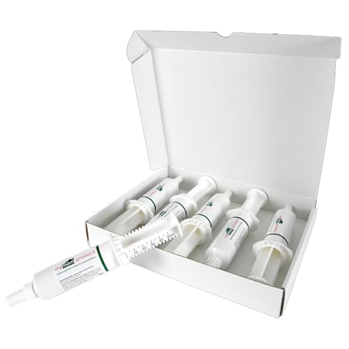 mymom Protect Kälberpaste – Immun- & Durchfall-Booster mit β-Glucanen, Probiotika & ätherischen Ölen | Ab dem 2. Lebenstag | 6 × 50 ml Kartuschen | Stärkt Darmflora, reduziert Infektionsdruck von mymom