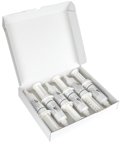 mymom Start Kälberpaste – Kolostrum- & Eisen-Booster für Neugeborene Kälber | Mit Immunglobulinen, Probiotika & Vitaminen | 6 × 50 ml Kartusche (2 × 25 ml Dosierung) | Sofort & oral anwendbar von mymom