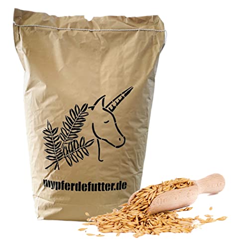 mypferdefutter Bio Hafer - 20kg - von bayrischen Feldern - 100% Natur PUR ohne Zusätze und Melasse - angebaut nach den Standards und Auflagen von Naturland von mypferdefutter
