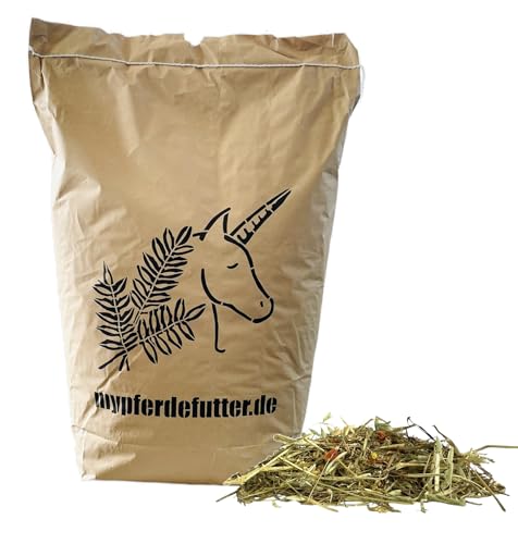 mypferdefutter Pferdefutter Sommertraum getreidefrei - 12kg - 100% Natur PUR ohne Zusätze und Melasse - besonders schmackhaftes Pferdemüsli - artgerechte Unterstützung während der Sommermonate von mypferdefutter