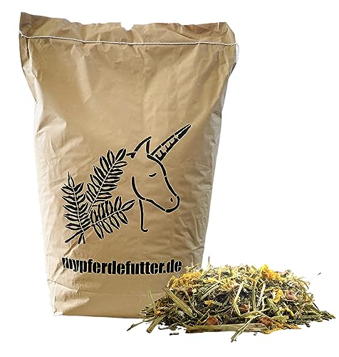 mypferdefutter Pferdemüsli Herbstgold getreidefrei für Pferde - 12kg - 100% Natur PUR ohne Zusätze und Melasse - besonders schmackhaft - unterstützt Leber, Atemwege, Immunsystem von mypferdefutter