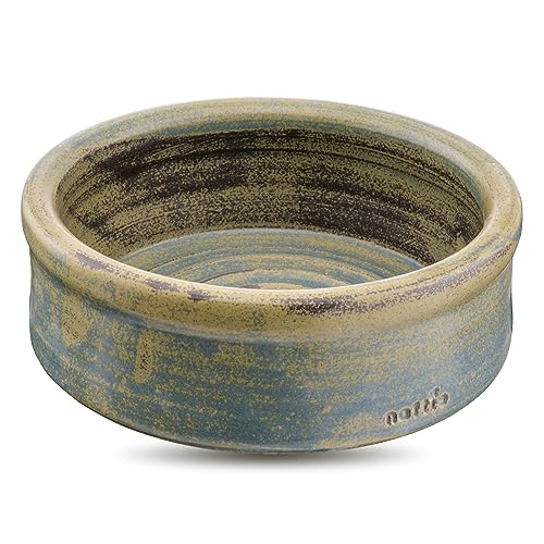naftie hochwertiger Keramiknapf KRAFTSPIRALE grün blau - Hunde-Napf & Katzen-Napf aus Keramik - handgetöpfert - S - ca. 5cm hoch, 0,3 Liter, 14-15cm naftie hochwertiger Keramiknapf KRAFTSPIRALE grün blau - Hunde-Napf & Katzen-Napf aus Keramik - handgetöpfert - S - ca. 5cm hoch, 0,3 Liter, 14-15cm von naftie