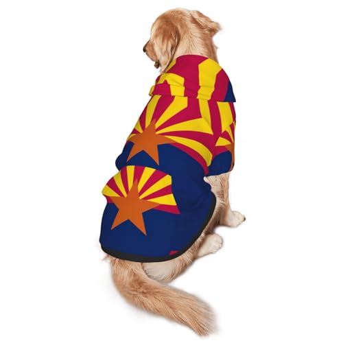 Arizona Hunde-Kapuzenpullover für mittelgroße und große Hunde, warmes, weiches Haustier-Sweatshirt, leicht zu tragender Pullover Arizona Hunde-Kapuzenpullover für mittelgroße und große Hunde, warmes, weiches Haustier-Sweatshirt, leicht zu tragender Pullover von nanger