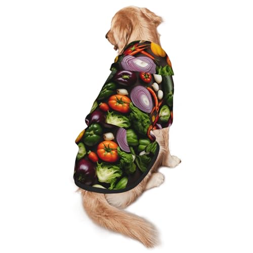 Einführung von verschiedenen Gemüse-Hunde-Kapuzenpullover für mittelgroße und große Hunde, warmes, weiches Haustier-Sweatshirt, leicht zu tragende Pullover-Kleidung Einführung von verschiedenen Gemüse-Hunde-Kapuzenpullover für mittelgroße und große Hunde, warmes, weiches Haustier-Sweatshirt, leicht zu tragende Pullover-Kleidung von nanger