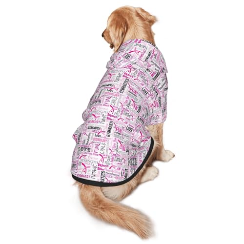 Hunde-Kapuzenpullover für mittelgroße und große Hunde, warm, weich, leicht zu tragen, Rot von nanger