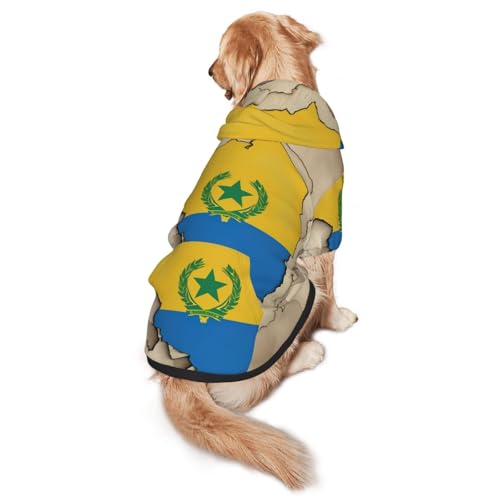 Hunde-Kapuzenpullover für mittelgroße und große Hunde, warm, weich, leicht zu tragende Kleidung von nanger
