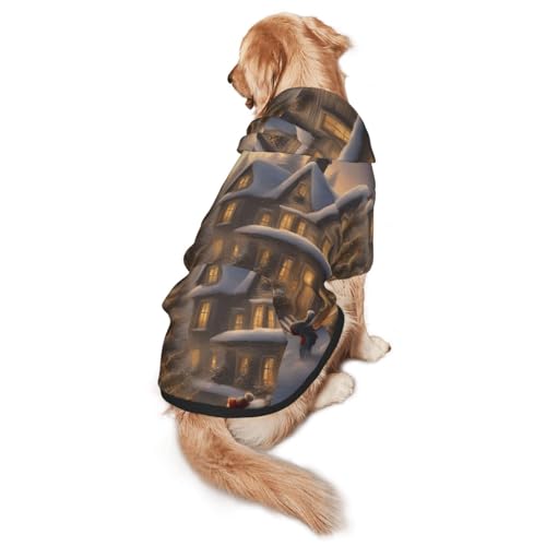 Hunde-Kapuzenpullover mit Aufschrift "Merry Christmas" für mittelgroße und große Hunde, warmes, weiches Haustier-Sweatshirt, einfach zu tragender Pullover Hunde-Kapuzenpullover mit Aufschrift "Merry Christmas" für mittelgroße und große Hunde, warmes, weiches Haustier-Sweatshirt, einfach zu tragender Pullover von nanger