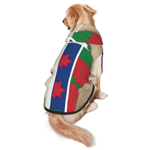 Hunde-Kapuzenpullover mit Gambia-Flagge, für mittelgroße und große Hunde, warmes, weiches Haustier-Sweatshirt, leicht zu tragender Pullover Hunde-Kapuzenpullover mit Gambia-Flagge, für mittelgroße und große Hunde, warmes, weiches Haustier-Sweatshirt, leicht zu tragender Pullover von nanger