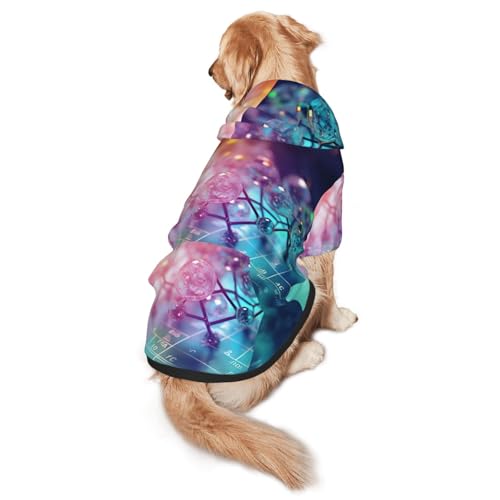 Hunde-Kapuzenpullover mit chemischem Periodensystem für mittelgroße und große Hunde, warmes, weiches Haustier-Sweatshirt, leicht zu tragender Pullover Hunde-Kapuzenpullover mit chemischem Periodensystem für mittelgroße und große Hunde, warmes, weiches Haustier-Sweatshirt, leicht zu tragender Pullover von nanger