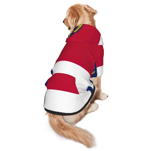 North Carolina Hunde-Kapuzenpullover für mittelgroße und große Hunde, warmes, weiches Haustier-Sweatshirt, leicht zu tragender Pullover North Carolina Hunde-Kapuzenpullover für mittelgroße und große Hunde, warmes, weiches Haustier-Sweatshirt, leicht zu tragender Pullover von nanger