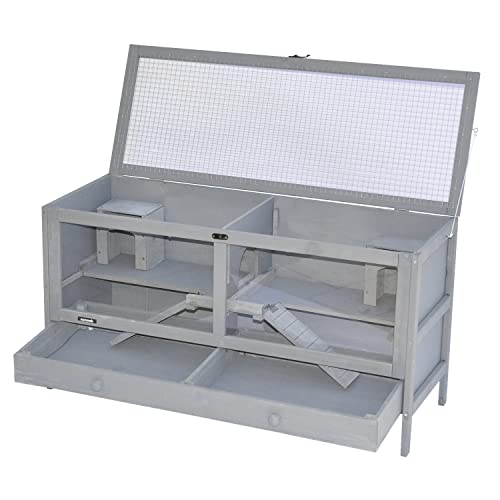 nanook Hamsterkäfig Mäusekäfig Kleintierkäfig Holz 92 x 38 x 48 cm grau nanook Hamsterkäfig Mäusekäfig Kleintierkäfig Holz 92 x 38 x 48 cm grau von nanook