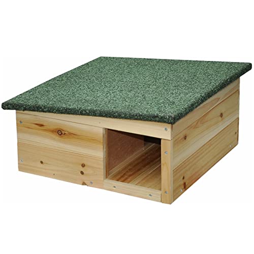 nanook Igelhaus Igelhütte Igelfutterhaus Überwinterung klappbares wetterfestes Dach - ca. 40 x 40 x 19 cm nanook Igelhaus Igelhütte Igelfutterhaus Überwinterung klappbares wetterfestes Dach - ca. 40 x 40 x 19 cm von nanook