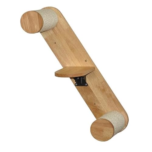 nanook Katzentreppe 3-stufig mit Sisalstämmen Wandkratzbaum Katzenleiter Kletterleiter Kletterwand - 60 cm von nanook