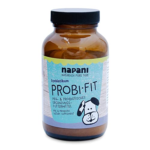 napani ProBi-Fit Probiotika für Hunde mit empfindlicher Verdauung, gezielte Unterstützung der natürlichen Darmflora von Hunden, Probiotisches Ergänzungsfuttermittel für Hunde, 1 x 100g napani ProBi-Fit Probiotika für Hunde mit empfindlicher Verdauung, gezielte Unterstützung der natürlichen Darmflora von Hunden, Probiotisches Ergänzungsfuttermittel für Hunde, 1 x 100g von napani