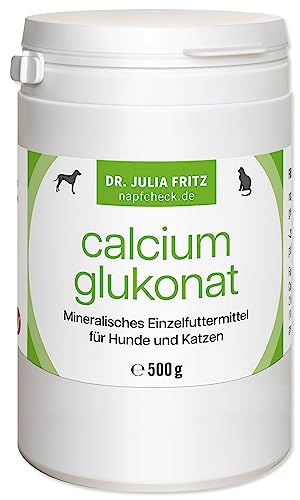 napfcheck Calciumglukonat – für Hunde und Katzen - 500 g von napfcheck
