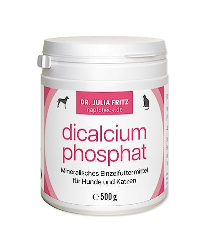 napfcheck Dicalciumphosphat für Hunde und Katzen zur Ergänzung von Calcium und Phosphor - 500 g von napfcheck
