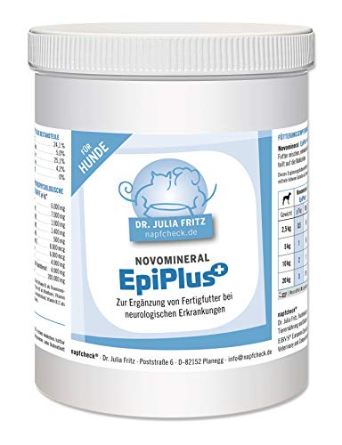 napfcheck Novomineral EpiPLUS - für Epileptiker zur Ergänzung von Fertigfutter - für Hunde - 250 g von napfcheck