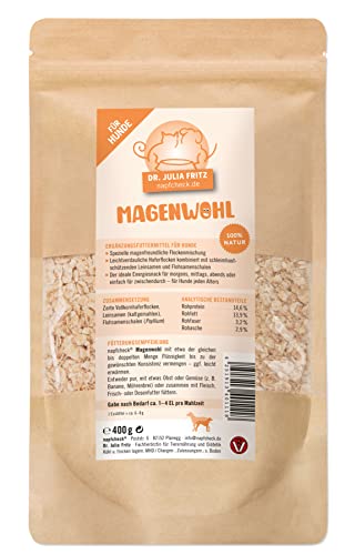 napfcheck Magenwohl – Flockenmischung für Hunde - 400 g von napfcheck