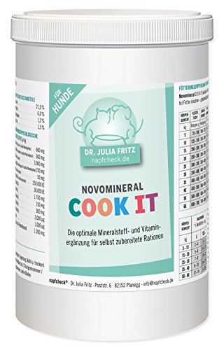 napfcheck Novomineral Cook IT - Spezielle Futterergänzung für die Futterköche - für Hunde - 1000 g von napfcheck