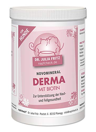 napfcheck Novomineral Derma mit Biotin - zur Unterstützung von Haut und Fell - für Hunde - 200 g napfcheck Novomineral Derma mit Biotin - zur Unterstützung von Haut und Fell - für Hunde - 200 g von napfcheck