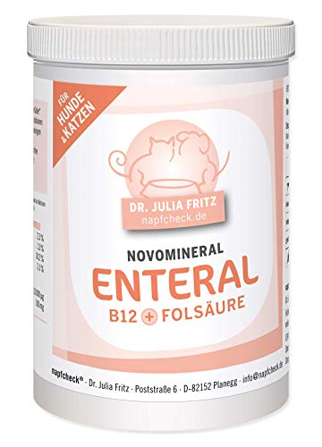 napfcheck Novomineral Enteral - Vitamin B12 und Folsäure für Hunde und Katzen - 150 g von napfcheck