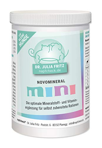 napfcheck Novomineral Mini - Spezielle Futterergänzung für kleine Hunde - 250 g von napfcheck