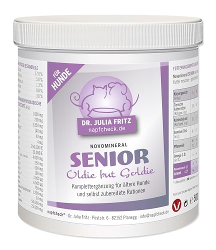 napfcheck Novomineral Senior - Rundumversorgung für ältere Hunde - 500 g napfcheck Novomineral Senior - Rundumversorgung für ältere Hunde - 500 g von napfcheck