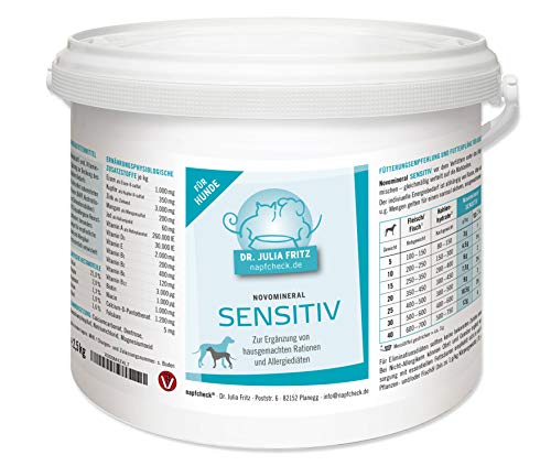 napfcheck Novomineral Sensitive - Mineralien und Vitamine für Hunde - 2500 g von napfcheck