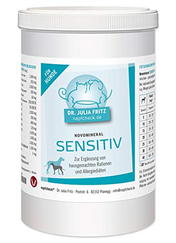napfcheck Novomineral Sensitive - Mineralien und Vitamine für den empfindlichen Hund - 1000 g von napfcheck