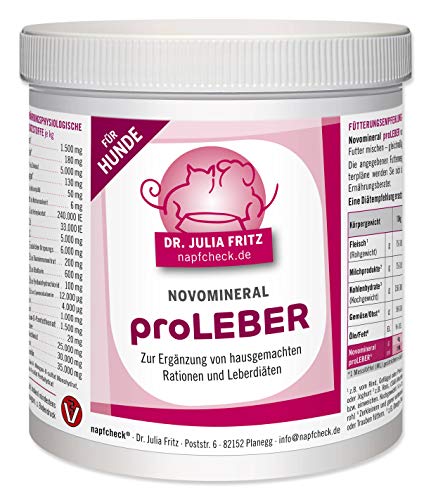 napfcheck Novomineral proLEBER - für Hunde - 500 g von napfcheck