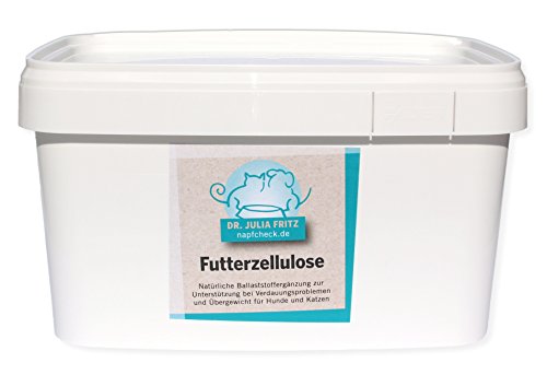 napfcheck Zellulose - Futterergänzung bei Durchfall und Übergewicht - Hund & Katze - 2000 g von napfcheck