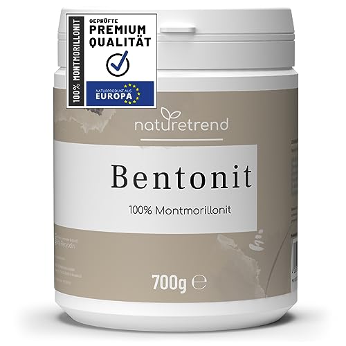 naturetrend Bentonit Pulver Montmorillonit Pulver 700g – Naturrein in Premium-Qualität – Extra fein gemahlen, Ohne Zusätze, Reine & naturbelassene Tonerde naturetrend Bentonit Pulver Montmorillonit Pulver 700g – Naturrein in Premium-Qualität – Extra fein gemahlen, Ohne Zusätze, Reine & naturbelassene Tonerde von naturetrend