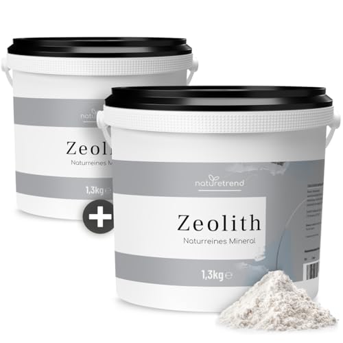 naturetrend Zeolith Pulver 2 x 1,3kg - Naturrein mit 94% in Premium-Qualität - Extra fein gemahlen, Reines & naturbelassenes Vulkangestein, 2er Set naturetrend Zeolith Pulver 2 x 1,3kg - Naturrein mit 94% in Premium-Qualität - Extra fein gemahlen, Reines & naturbelassenes Vulkangestein, 2er Set von naturetrend