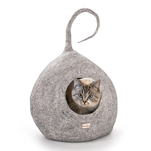 naturling Katzenhöhle Spiky - kuschelige Filz Katzenbett - Maxi für große Katzen naturling Katzenhöhle Spiky - kuschelige Filz Katzenbett - Maxi für große Katzen von naturling