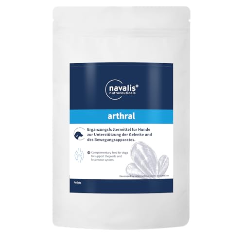 Navalis arthral Dog Pellets | 600 g | Ergänzungsfuttermittel für Hunde | Kann zur Unterstützung der Gelenke und des Bewegungsapparates beitragen | Enthält Fischmehl und Soja von navalis