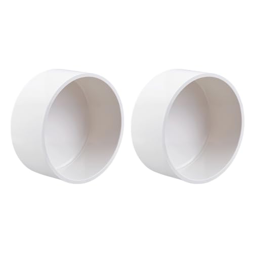 nbeads 2 Stück PVC Wasserrohrkappe, PVC Rohr Endkappen Fitting Ermöglicht Klebeverbindungen Für Auto Und Heimwerker Gartenregale 119x56mm Innendurchmesser: 110.5mm /4.35 Zoll nbeads 2 Stück PVC Wasserrohrkappe, PVC Rohr Endkappen Fitting Ermöglicht Klebeverbindungen Für Auto Und Heimwerker Gartenregale 119x56mm Innendurchmesser: 110.5mm /4.35 Zoll von nbeads