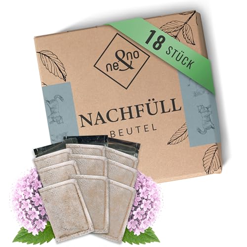 ne&no® 18x NACHFÜLL BALDRIAN SÄCKCHEN für Katzen Spielzeug - 100% natürlich in Premiumqualität - luftdicht verschlossen von ne&no