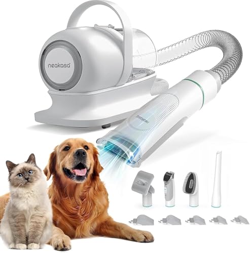 Neabot Neakasa P1 Pro Hundeschermaschine mit Tierhaar Staubsauger 13000 Pa Haustierpflegeset, leise Schermaschine Hund Katze Tierhaarschneidemaschine Tierhaarentferner, 5 bewährten Pflegewerkzeugen Neabot Neakasa P1 Pro Hundeschermaschine mit Tierhaar Staubsauger 13000 Pa Haustierpflegeset, leise Schermaschine Hund Katze Tierhaarschneidemaschine Tierhaarentferner, 5 bewährten Pflegewerkzeugen von neabot