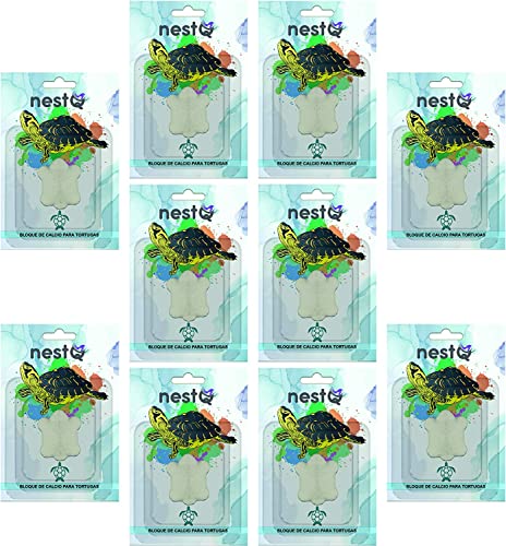 12 Kalziumblöcke für Schildkröten, verhindert Gerüche, reinigt das Wasser, stärkt die Säure mit Vitamin B1, 5 cm von nestQ