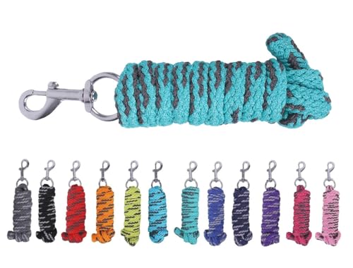 NETPROSHOP Anbindestrick Pferde Führstrick mit Karabinerhaken 2 Meter, Farbe:Tuerkis NETPROSHOP Anbindestrick Pferde Führstrick mit Karabinerhaken 2 Meter, Farbe:Tuerkis von NETPROSHOP
