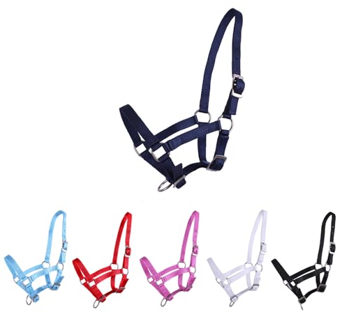 NETPROSHOP Fohlenhalfter 3-Fach verstellbar Halfter für Fohlen Falabella Shetty Pony Full, Groesse:Fohlen Shetty, Farbe:Dunkelblau NETPROSHOP Fohlenhalfter 3-Fach verstellbar Halfter für Fohlen Falabella Shetty Pony Full, Groesse:Fohlen Shetty, Farbe:Dunkelblau von NETPROSHOP
