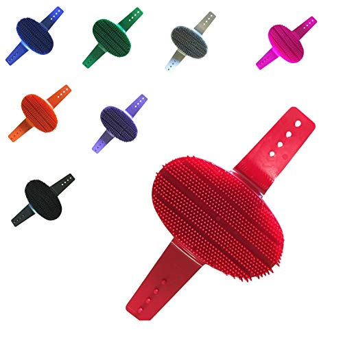NETPROSHOP Pferde Nadelstriegel aus Kunststoff, Groesse:M, Farbe:Dunkelgruen von NETPROSHOP
