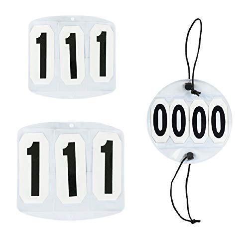 NETPROSHOP Nummernhalter mit Startnummern Kopfnummern 3 oder 4 stellig für Pferde Turniere, Groesse:Typ C NETPROSHOP Nummernhalter mit Startnummern Kopfnummern 3 oder 4 stellig für Pferde Turniere, Groesse:Typ C von NETPROSHOP