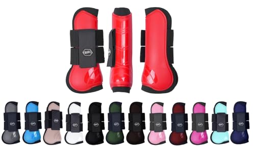 NETPROSHOP Shetty Pony Full Hartschalen Gamaschen Anatomisch Geformt mit Neoprenfutter, Groesse:Pony, Farbe:Rot NETPROSHOP Shetty Pony Full Hartschalen Gamaschen Anatomisch Geformt mit Neoprenfutter, Groesse:Pony, Farbe:Rot von NETPROSHOP