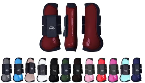 NETPROSHOP Shetty Pony Full Hartschalen Gamaschen Anatomisch Geformt mit Neoprenfutter, Groesse:Full, Farbe:Weinrot NETPROSHOP Shetty Pony Full Hartschalen Gamaschen Anatomisch Geformt mit Neoprenfutter, Groesse:Full, Farbe:Weinrot von NETPROSHOP